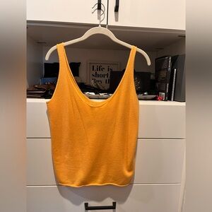 Vince apricot cashmere Tank Top